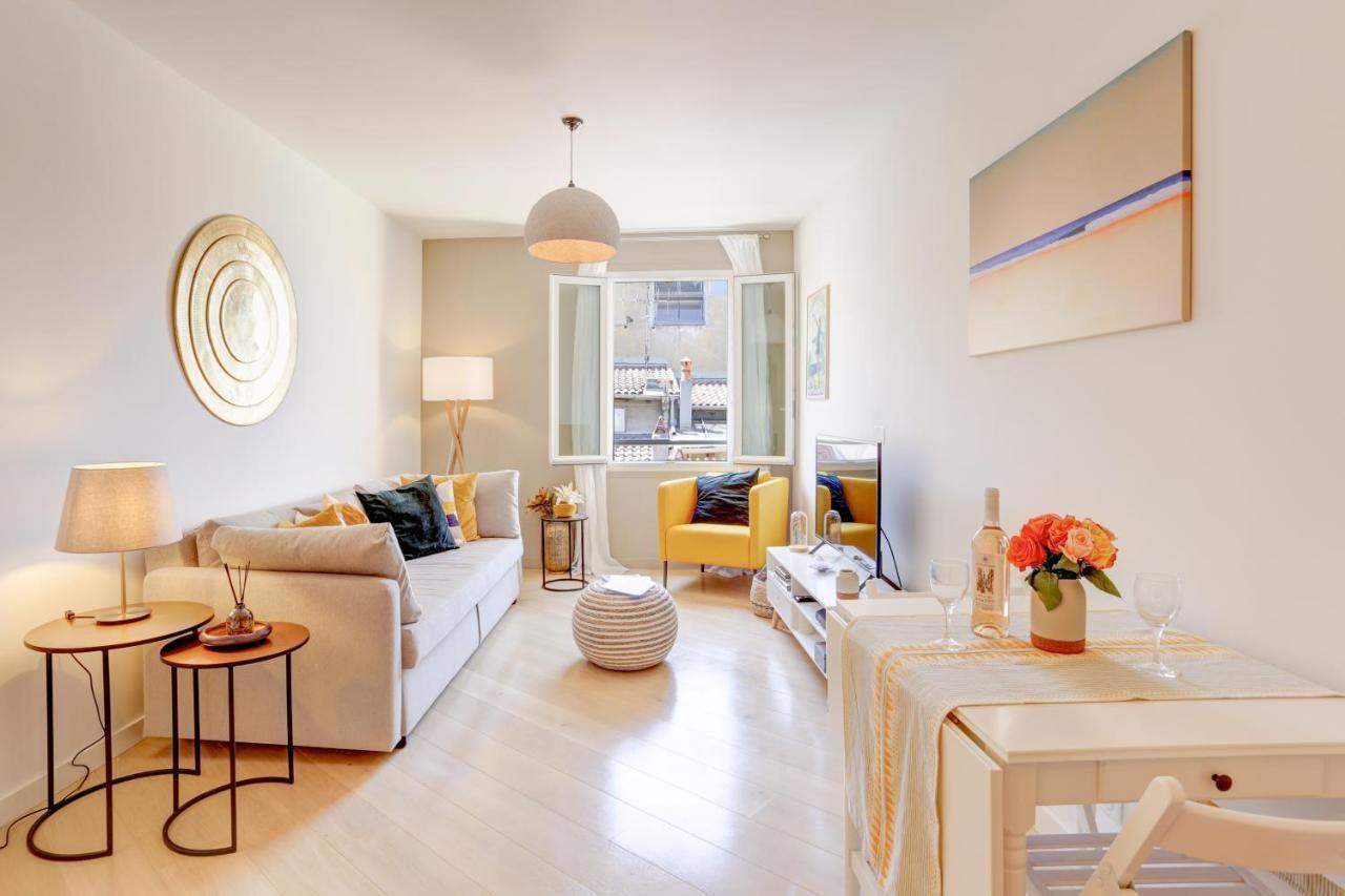 Lou C -Charmant Apt, Clim, Wifi, Refait A Neuf, 6Pers Niza Exterior foto