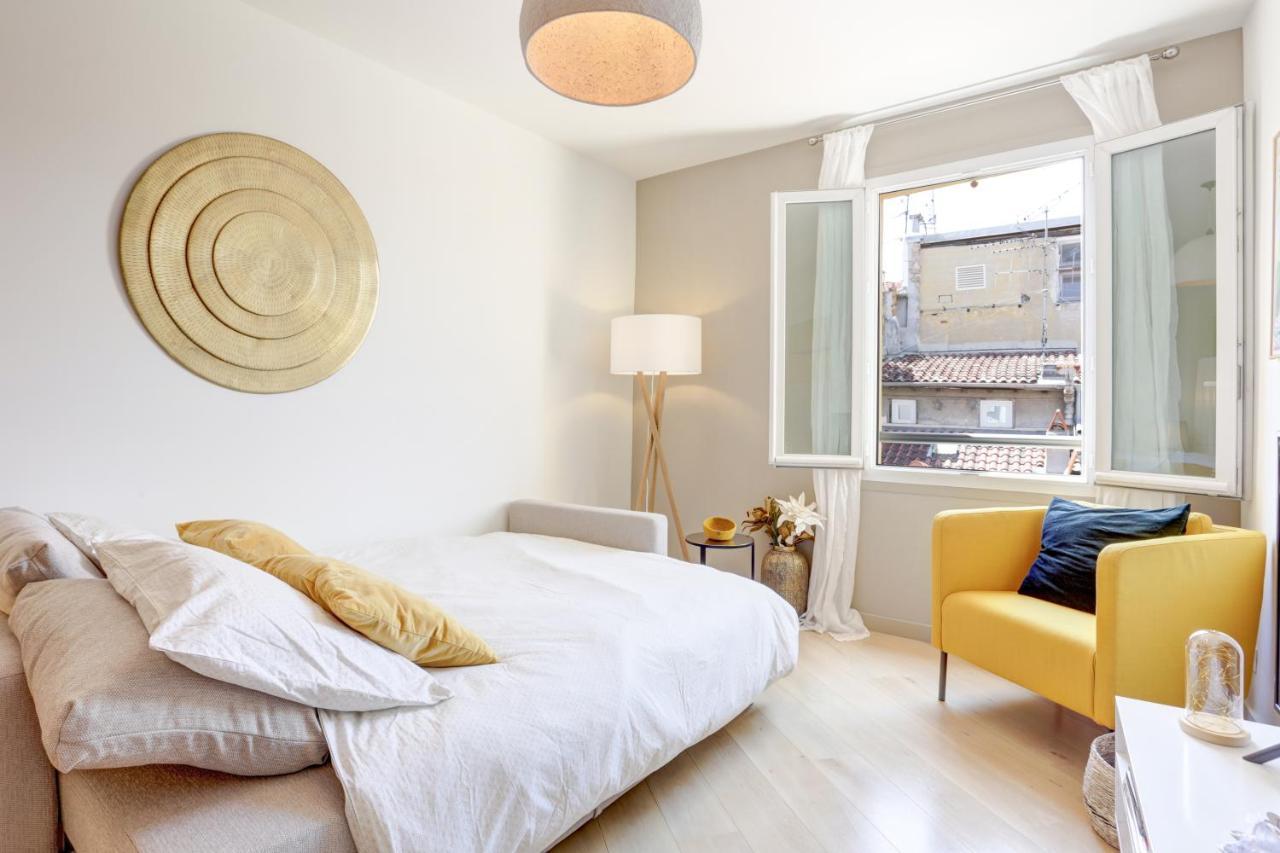 Lou C -Charmant Apt, Clim, Wifi, Refait A Neuf, 6Pers Niza Exterior foto