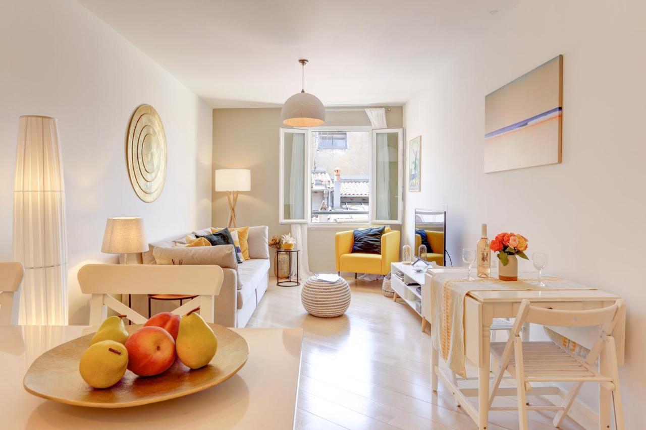 Lou C -Charmant Apt, Clim, Wifi, Refait A Neuf, 6Pers Niza Exterior foto